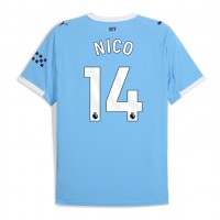 Manchester City Nico Gonzalez #14 Domáci futbalový dres 2025-26 Krátky Rukáv